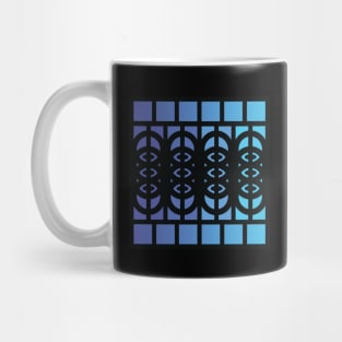 “Dimensional Cloning” - V.3 Blue - (Geometric Art) (Dimensions) - Doc Labs Mug